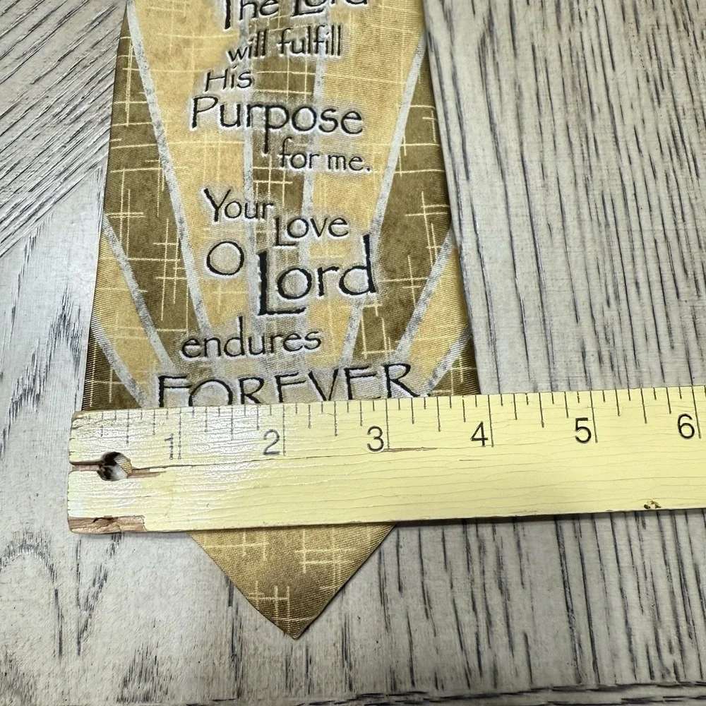 Eagles Wings Pastor‎ Religious 100% Silk Tie Psalms 138:8 God